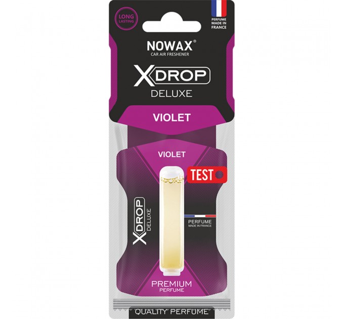 Ароматизатор целлюлозный с капсулой Nowax серия X Drop Deluxe - Violet, цена: 76 грн.