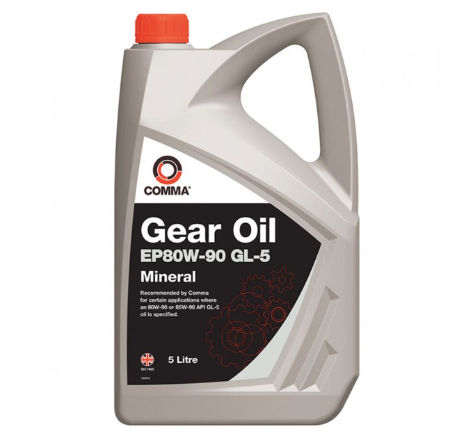 Трансмісійне масло Comma Gear Oil EP 80W-90 GL5 5л, ціна: 2 085 грн.