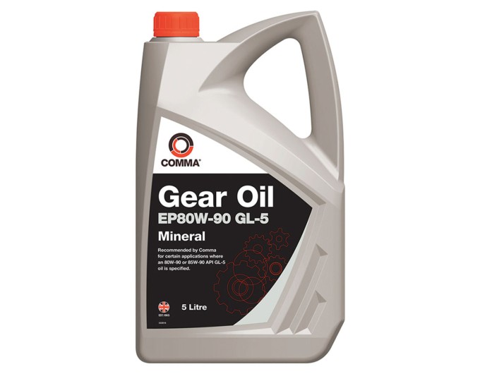 Трансмиссионное масло Comma Gear Oil EP 80W-90 GL 5 5л, цена: 2 147 грн.