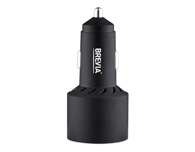 Автомобильное зарядное устройство Brevia ePower TriCharge 66W 1xUSB-C+2xUSB-A черный, цена: 627 грн.