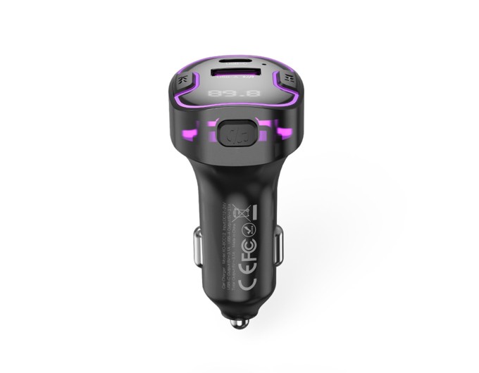 FM-трансмиттер XO BCC12 Intelligent Bluetooth+MP3 черный, цена: 299 грн.