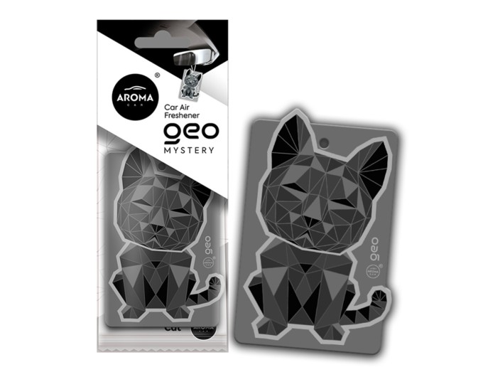 Ароматизатор Aroma Car Cellulose Geo Cat - Black Mystery сухой, цена: 57 грн.