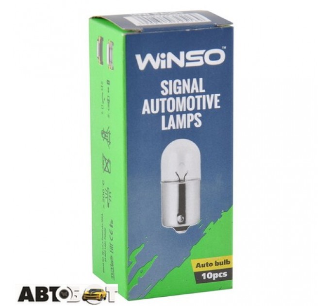 Лампа накаливания Winso R10W 10W 24V BA15s 725160 (1 шт.), цена: 12 грн.
