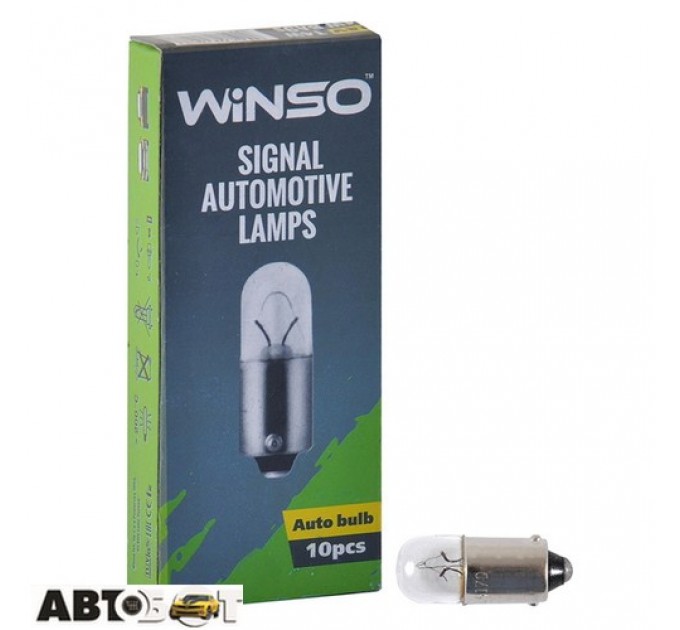 Лампа розжарювання Winso T4W 4W 24V BA9s 725170 (1 шт.), ціна: 6 грн.
