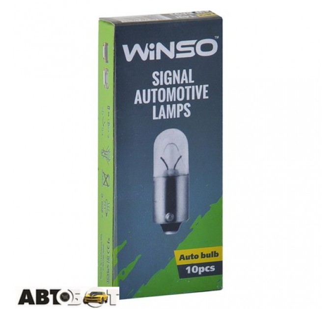 Лампа розжарювання Winso T4W 4W 24V BA9s 725170 (1 шт.), ціна: 6 грн.