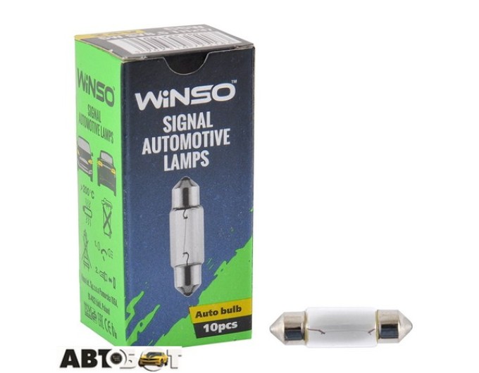 Лампа розжарювання Winso C5W 5W 24V SV8.5 T11x37 725180 (1 шт.), ціна: 9 грн.