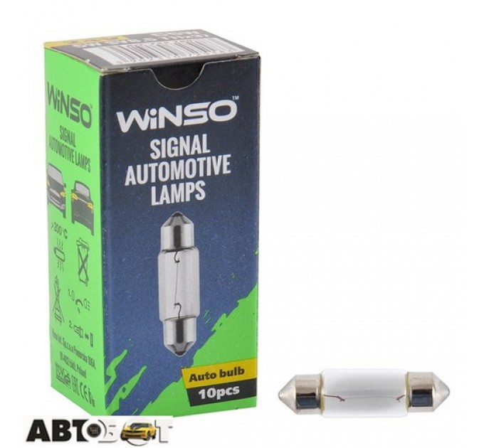 Лампа розжарювання Winso C5W 5W 24V SV8.5 T11x37 725180 (1 шт.), ціна: 14 грн.