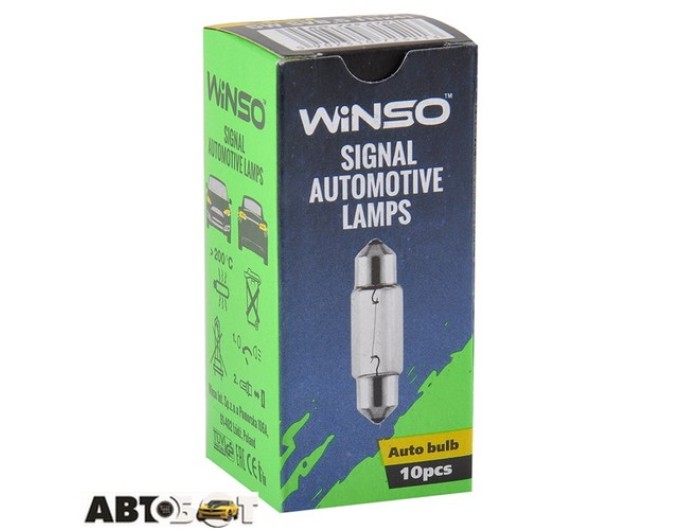 Лампа розжарювання Winso C5W 5W 25V SV8.5 T11x41 725210 (1 шт.), ціна: 16 грн.
