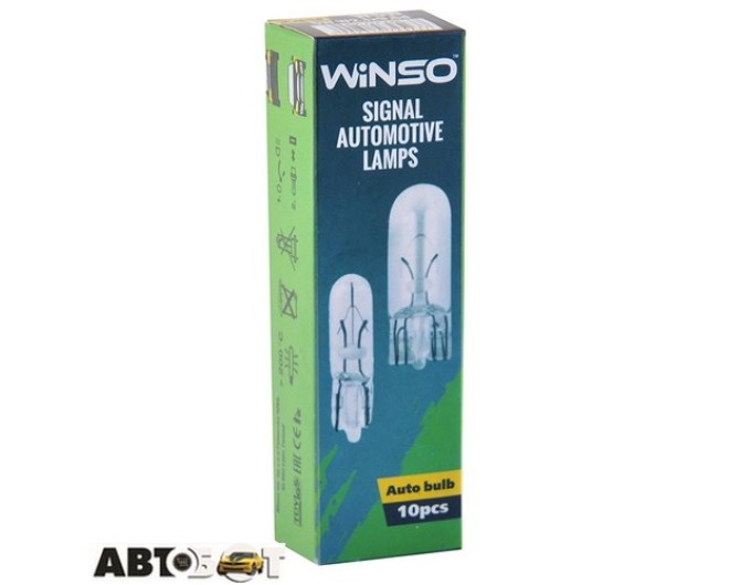 Лампа розжарювання Winso W5W 5W 24V W2.1x9.5d 725230 (1 шт.), ціна: 7 грн.