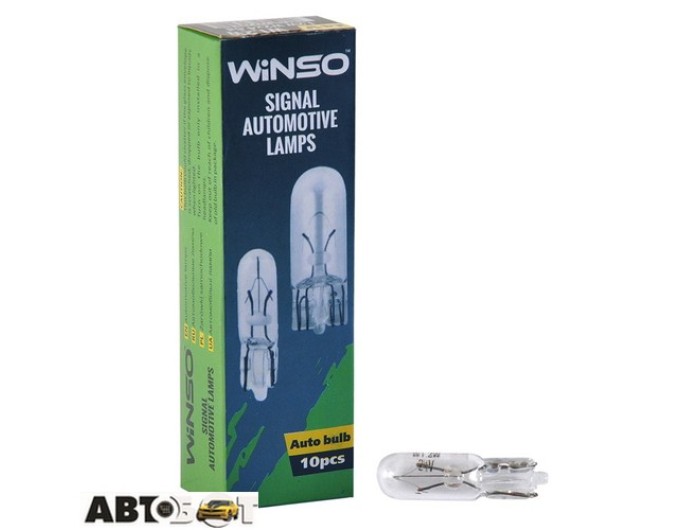 Лампа накаливания Winso W1.2W 1.2W 24V W2x4.6d 725240 (1 шт.), цена: 7 грн.