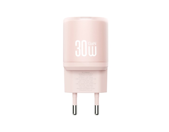 Сетевое зарядное устройство XO L151 30W 1USB-A+1USB-C pink, цена: 379 грн.