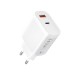 Сетевое зарядное устройство XO L116 PD30W/QC18W1USB-C+1USB-A белый, цена: 249 грн.