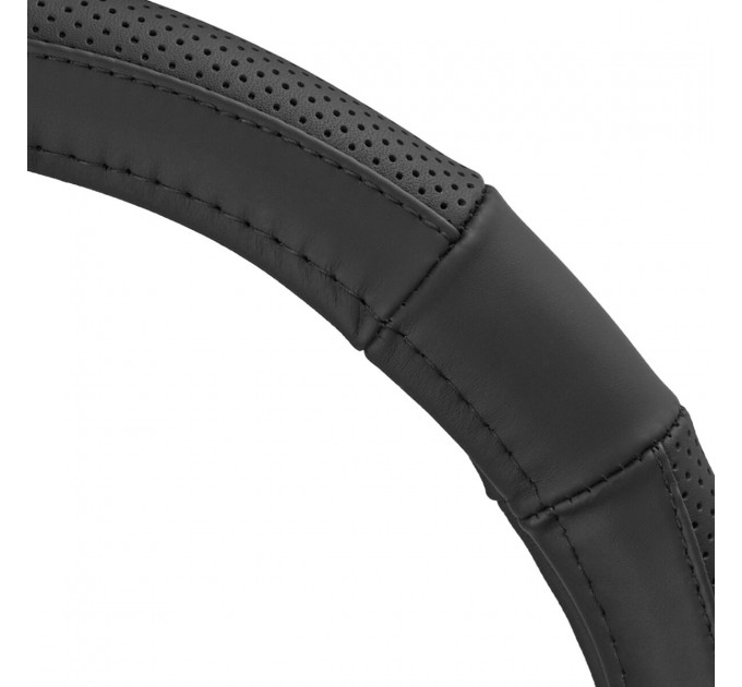Чохол на кермо Carlife 37-39см, шкіра, чорний SW244M, ціна: 408 грн.