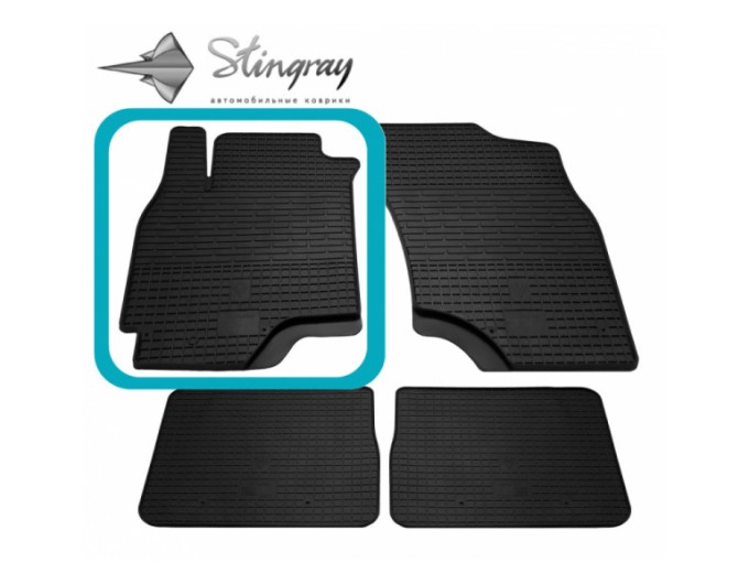 Mitsubishi Outlander (2003–2006) коврик передний левый (Stingray), цена: 965 грн.