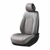 Комплект, 3D чохли для передніх сидінь Beltex Malibu, grey 2шт