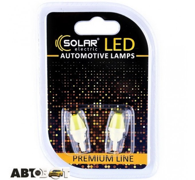 LED лампа SOLAR T10 W2.1x9.5d 12V 1COB white SL1337 (2 шт.), цена: 35 грн.