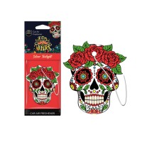 Ароматизатор Aroma Car Cellulose Dia De Los Muertos - Silver Tatoo сухой