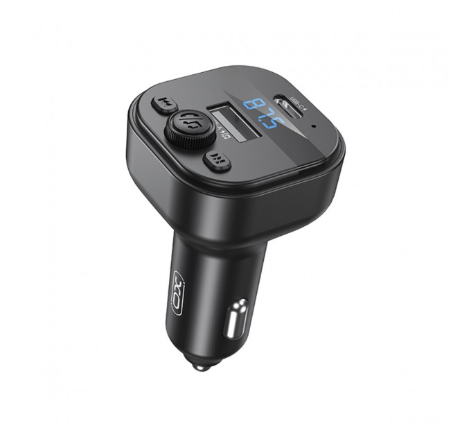 FM-трансмітер XO BCC18 Smart Bluetooth+MP3 Type-C чорний, ціна: 235 грн.