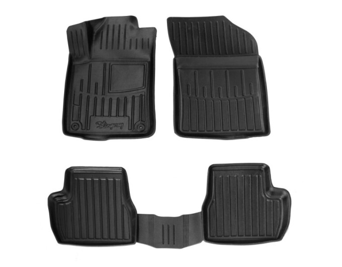 Citroen C3 II (2009-2016) комплект 3D ковриков с 4 штук (Stingray), цена: 1 870 грн.