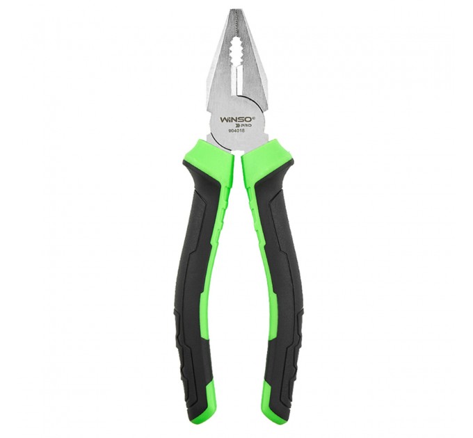 Плоскогубці Winso Pro комбіновані Cr-V 180мм, двокомпонентна ручка, ціна: 235 грн.