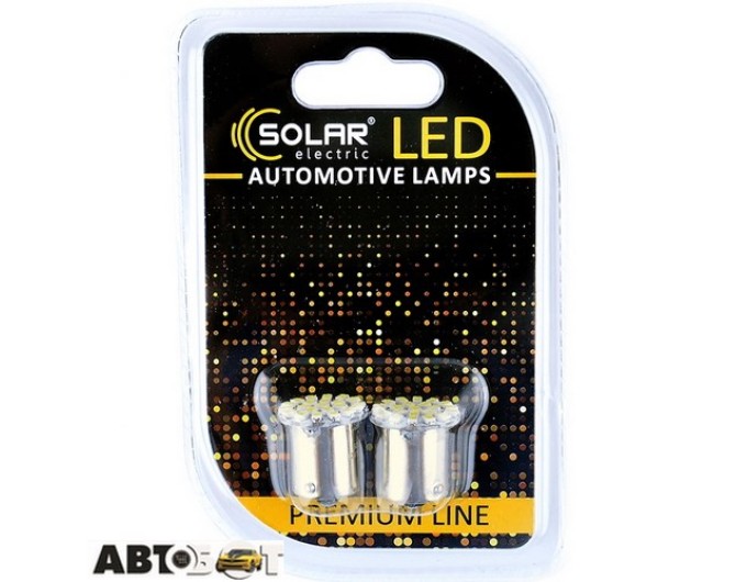 LED лампа SOLAR G18.5 BA15s 12V 22SMD 3020 white SL1381 (2 шт.), цена: 86 грн.