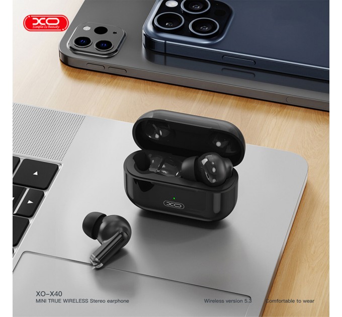 Беспроводные наушники XO TWS X40 Nuoke черный, цена: 399 грн.