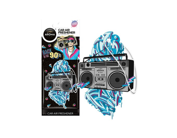 Ароматизатор Aroma Car Cellulose Back To 90' & 70' - Boom Box сухий, ціна: 57 грн.