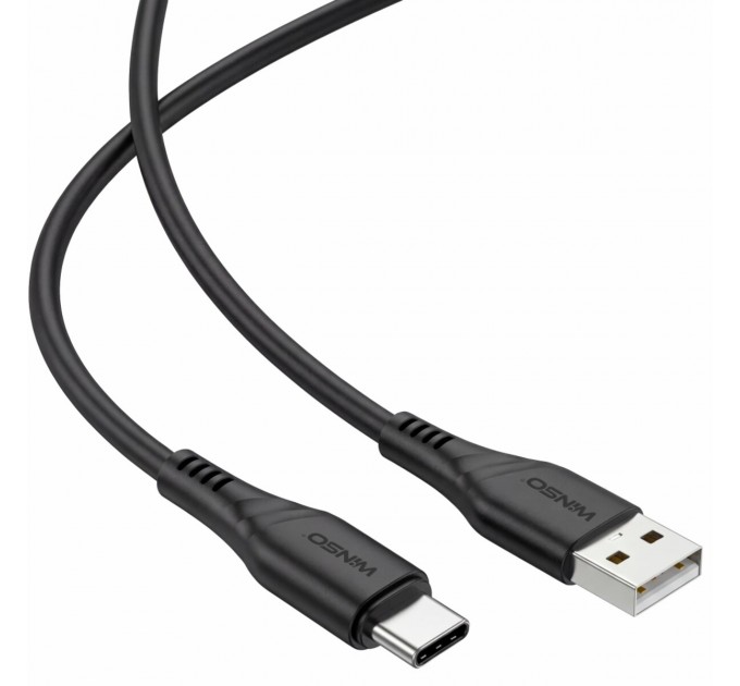 Кабель Winso Pro USB для Type-C PVC 2м черный, цена: 75 грн.