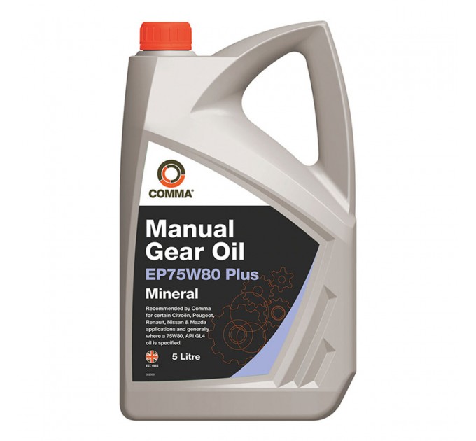 Трансмісійне масло Comma Gear Oil EP 75W-80 Plus GL3 5л, ціна: 2 475 грн.