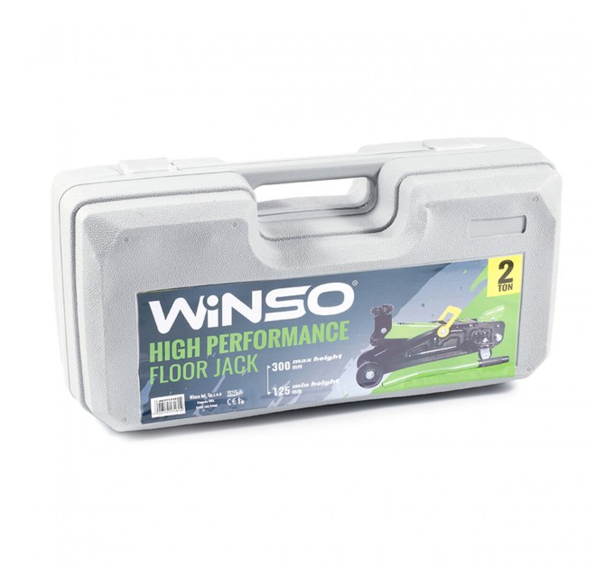 Домкрат гідравлічний телескопічний підкатний Winso 2т 125-300мм у кейсі, ціна: 1 447 грн.