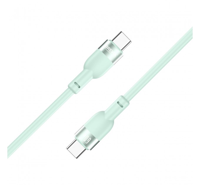 Кабель Brevia Type-C to Type-C 60W 1,2м, мятный box, цена: 162 грн.