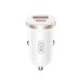 Автомобильное зарядное устройство XO CC56 Plastic mini 30W+ Type-c кабель белый, цена: 199 грн.