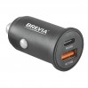 Автомобильное зарядное устройство Brevia ePower DualMetal 48W 1xUSB-C+1xUSB-A, черный, цена: 319 грн.