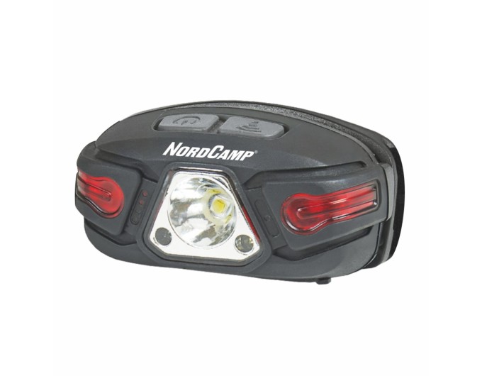 Ліхтар налобний Nord Camp 250Lm, 5W LED, 850mAh, з сенсором білий/червоний, ціна: 488 грн.