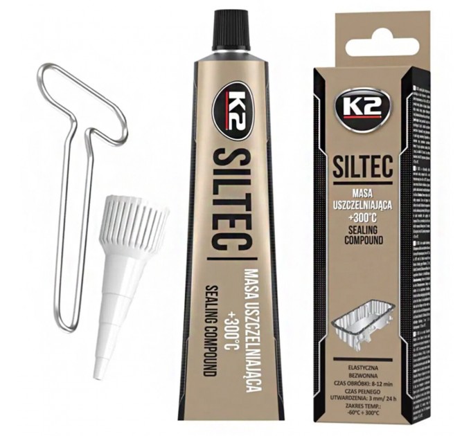 Герметик K2 Siltec силиконовый 90г, цена: 106 грн.
