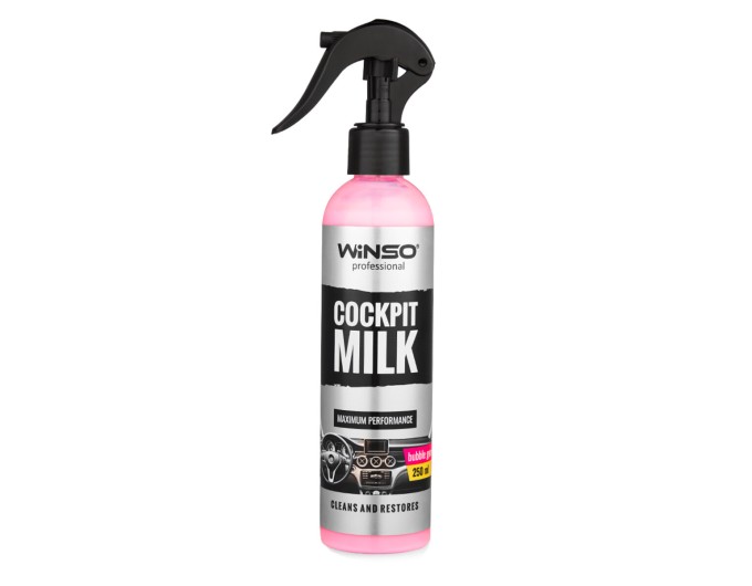 Полироль-молочко для приборной панели Winso Cockpit Milk Bubble Gum, 250мл, цена: 90 грн.