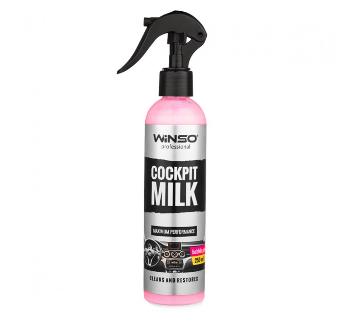 Полироль-молочко для приборной панели Winso Cockpit Milk Bubble Gum, 250мл, цена: 84 грн.