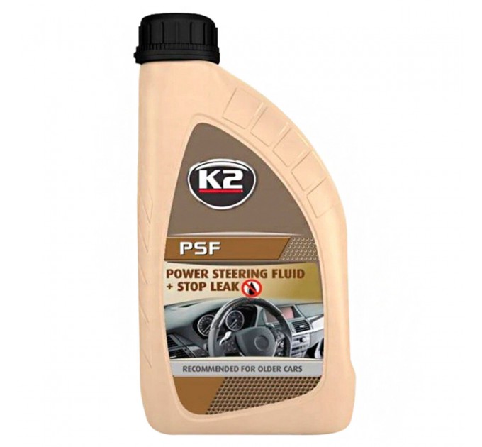 Жидкость и герметик для гидроусилителя руля K2 Power Steering Fluid+Stop Leak 1л, цена: 338 грн.