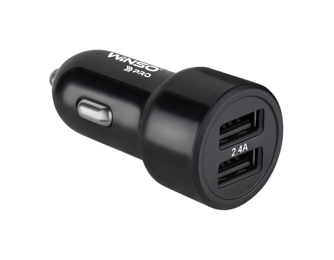 Автомобильное зарядное устройство Winso Pro 12W 2xUSB-A, цена: 129 грн.