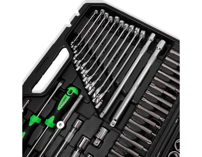 Профессиональный набор инструментов в кейсе Winso Pro 1/2", 1/4", 3/8" 72T, CR-V, 147ед., цена: 6 821 грн.
