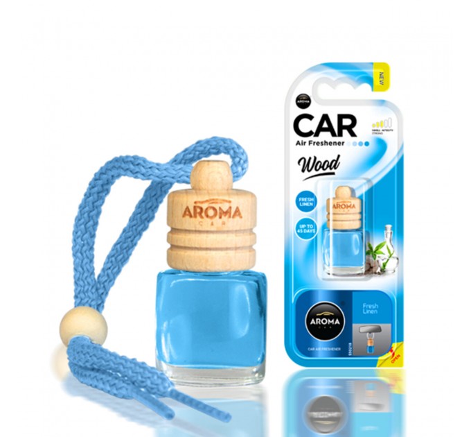 Ароматизатор Aroma Car Wood - FRESH LINEN 6ml, цена: 109 грн.