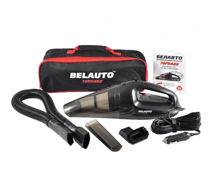 Пилосос автомобільний Белавто Торнадо 110Вт 3.5кПа від прикурювача чорний, ціна: 893 грн.