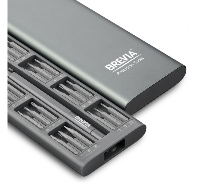 Викрутка Brevia з комплектом насадок для точних робіт 24в1, ціна: 540 грн.