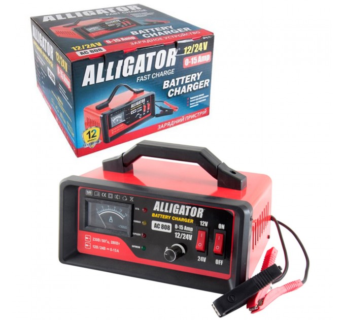 Зарядное устройство АКБ Alligator 12/24V, 15А, цена: 1 822 грн.