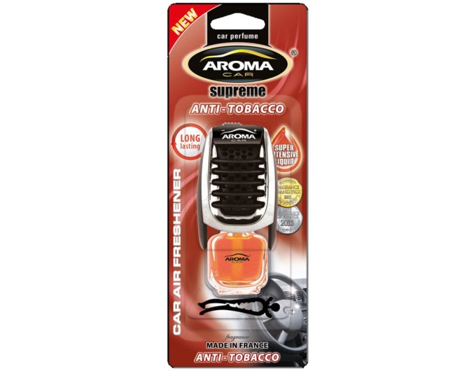 Ароматизатор Aroma Car Supreme Slim Anti Tabacco жидкий 7мл, цена: 163 грн.