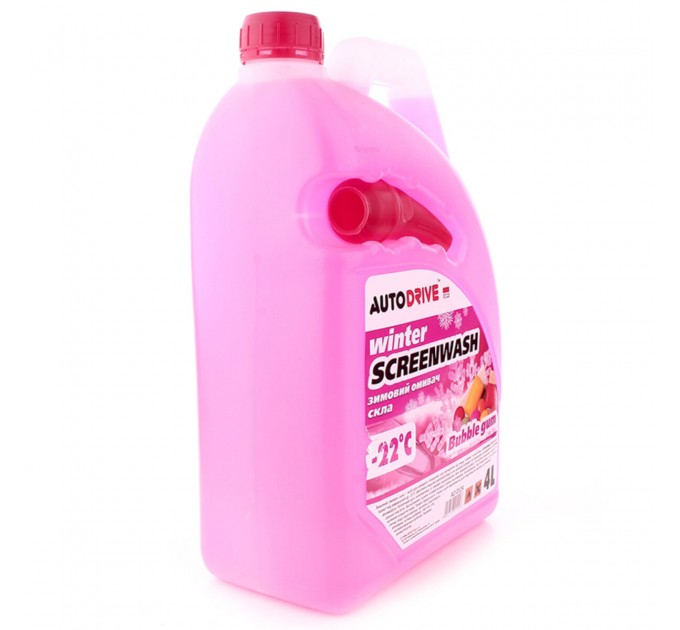 Омивач скла AutoDrive -22°C зимовий Bubble Gum готовий 4л, ціна: 346 грн.