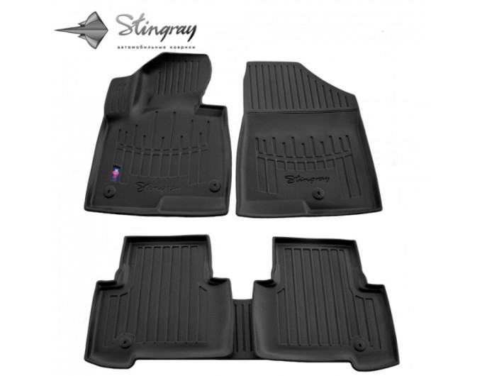 Hyundai Santa Fe III (DM) (2012-2018) комплект ковриков с 5 штук (Stingray), цена: 1 870 грн.