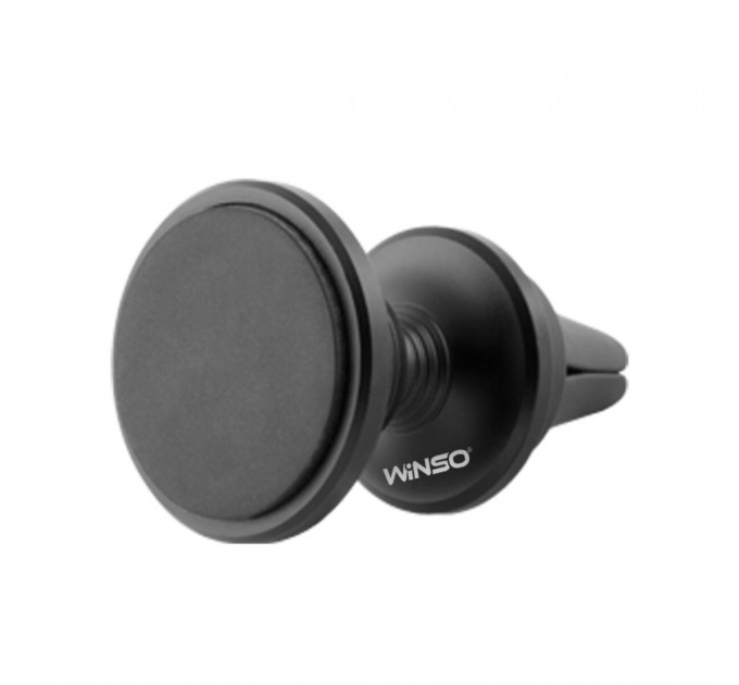 Держатель телефона автомобильный, магнитный на дефлектор с вращательным шарообразным шарниром, цена: 175 грн.