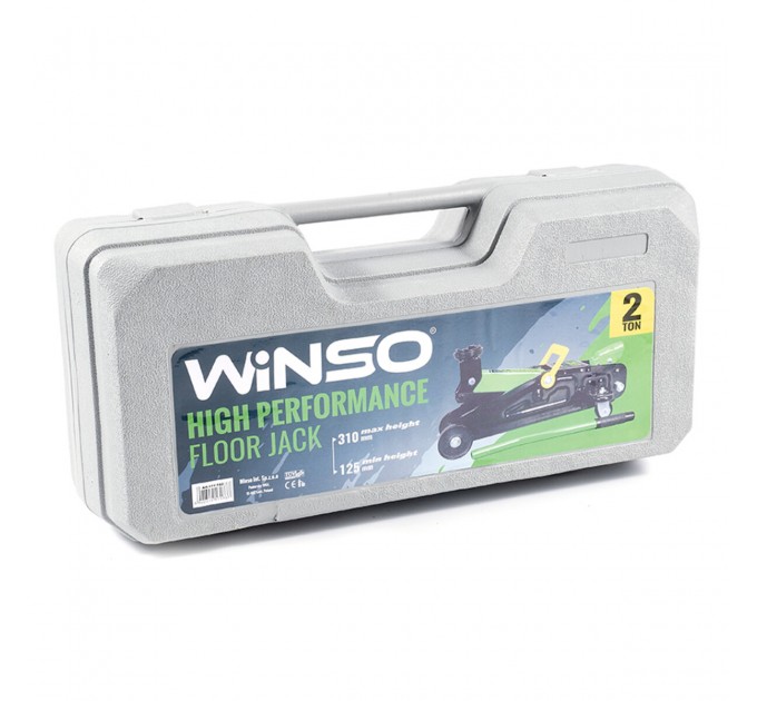 Домкрат гидравлический подкатной Winso 2т 125-310мм в кейсе, цена: 1 539 грн.