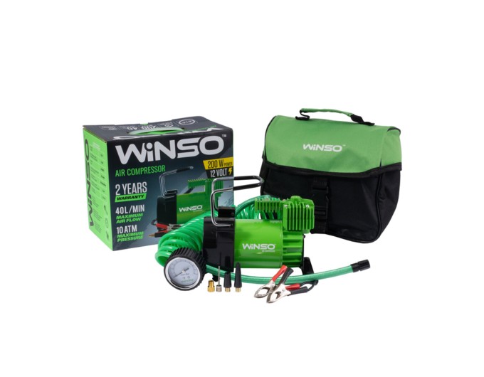 Компресор автомобільний Winso 10Атм 40л/хв 200Вт, ціна: 1 276 грн.